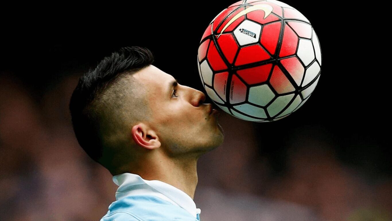 Athlete balancing a soccer ball on the face used to promote 1xBet Bonus promotions and football markets